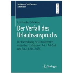 Schneider:Der Verfall des Urlaubsanspru, Ratgeber von Christopher Schneider