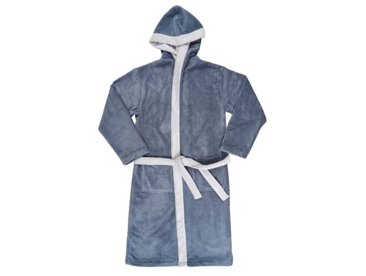 Vossen Bademantel, Dunkelgrau, Textil, unisex, Textiles Vertrauen - Oeko-Tex®, Taschen, besonders flauschig, modische Optik, Heimtextilien, Badtextilien, Bademantel, Bademäntel Damen