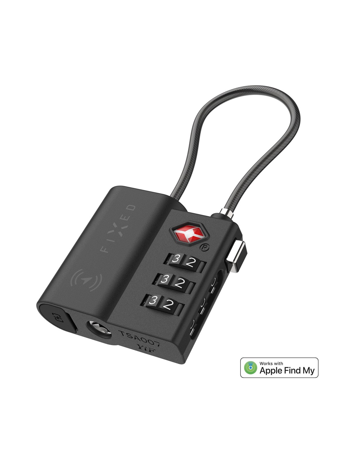 FIXED Tag Lock for Apple Find My Black