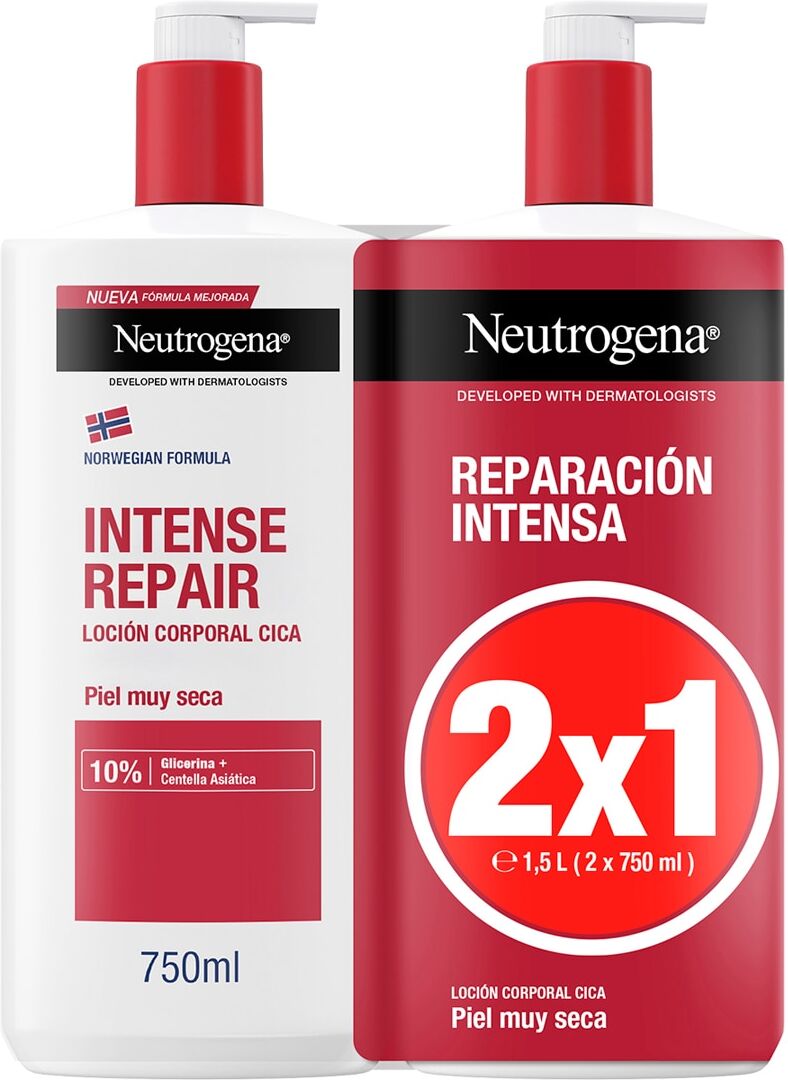Neutrogena Loción CICA Reparación Intensa Fórmula Noruega .