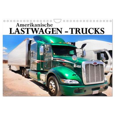 Amerikanische Lastwagen - Trucks (Wandkalender 2026 DIN A4 quer), CALVENDO Monatskalender