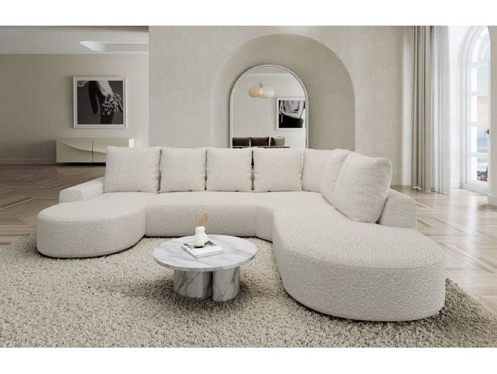 Wohnlandschaft Gomera Lounge U-Form aus Stoff