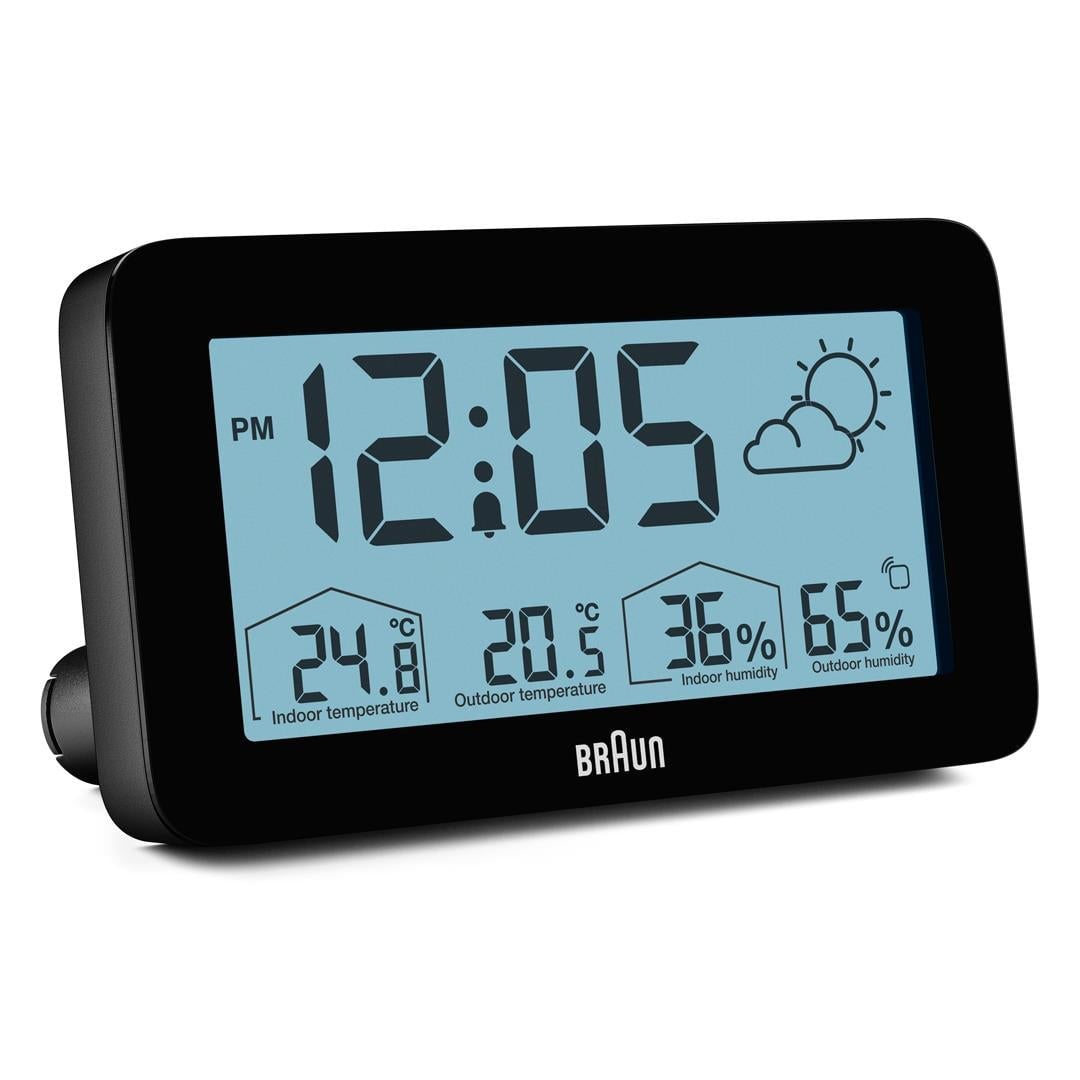 Braun BC13BP wekker met weerstation