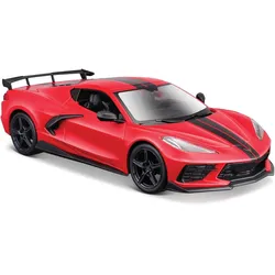 Maisto 1:24 Corvette ZR1 Coupe rot Die Cast Modellauto mit beweglichen Türen für Sammler und Auto-Fans