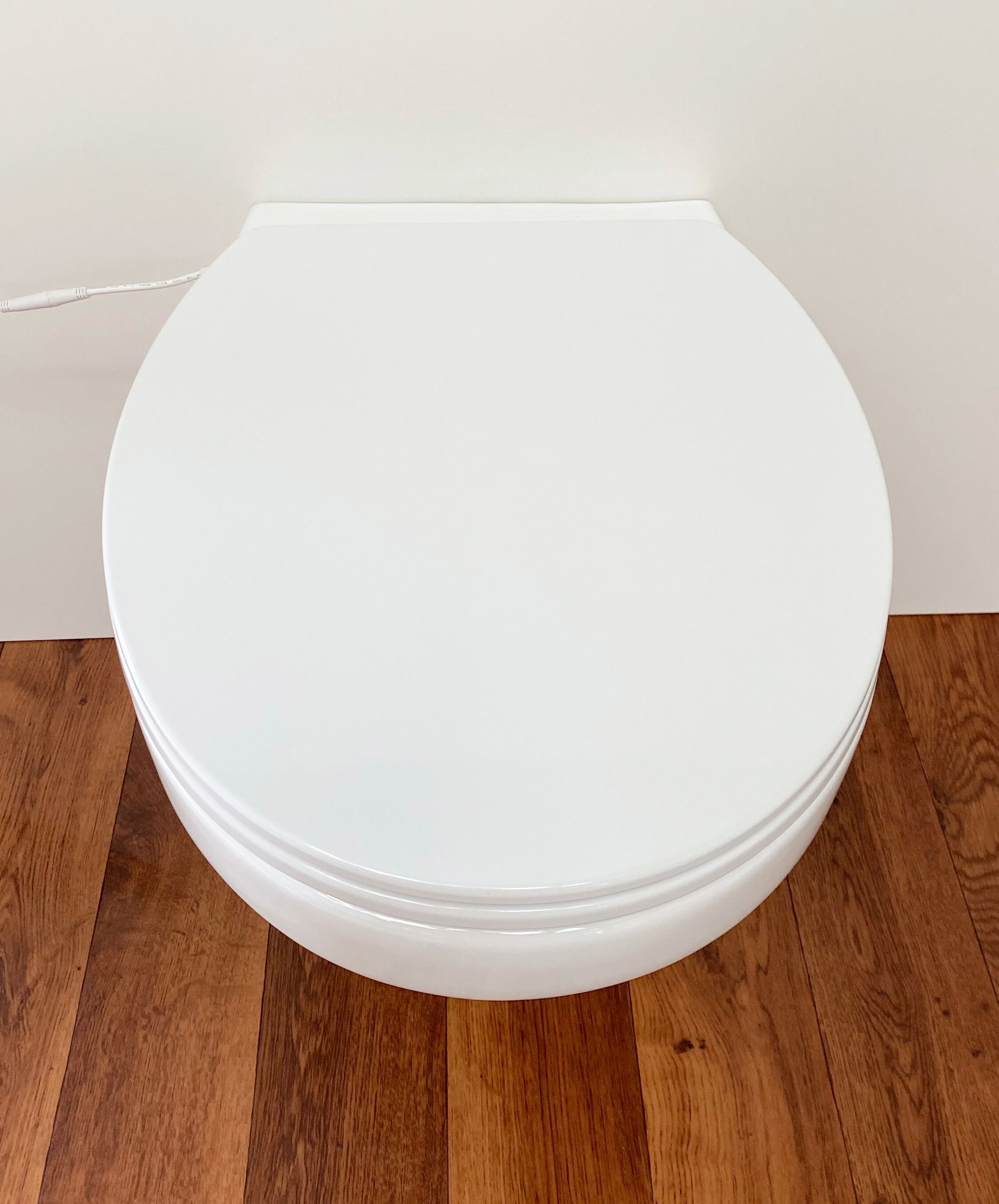 WC-Sitz ADOB, weiß, B:37cm H:4cm L:43,5cm, Duroplast, WC-Sitze, WC-Sitz, beheizt, 4 Wärmestufen, Absenkautomatik, abnehmbar