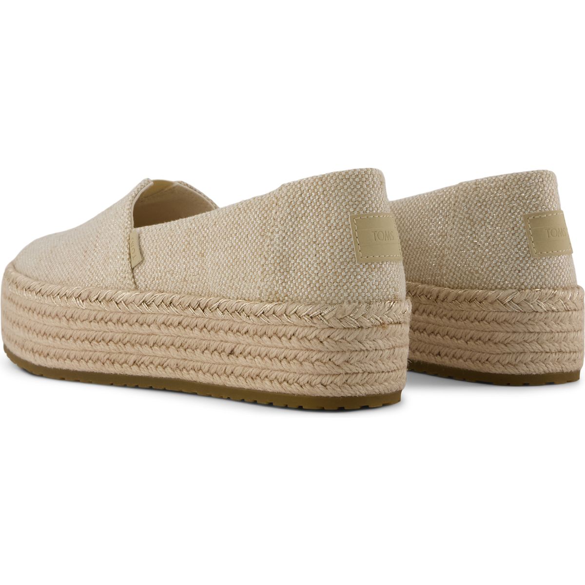 Toms Valencia champagne glimmer slub canvas 37 10023059-37