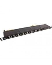 InLine Patch Panel RJ-45 X 24 Schwarz RAL 9005 (76824F)