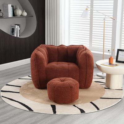 Direct Wicker Square Lazy Sofa,Soft Bean Bag Chair with High Resilient Foam