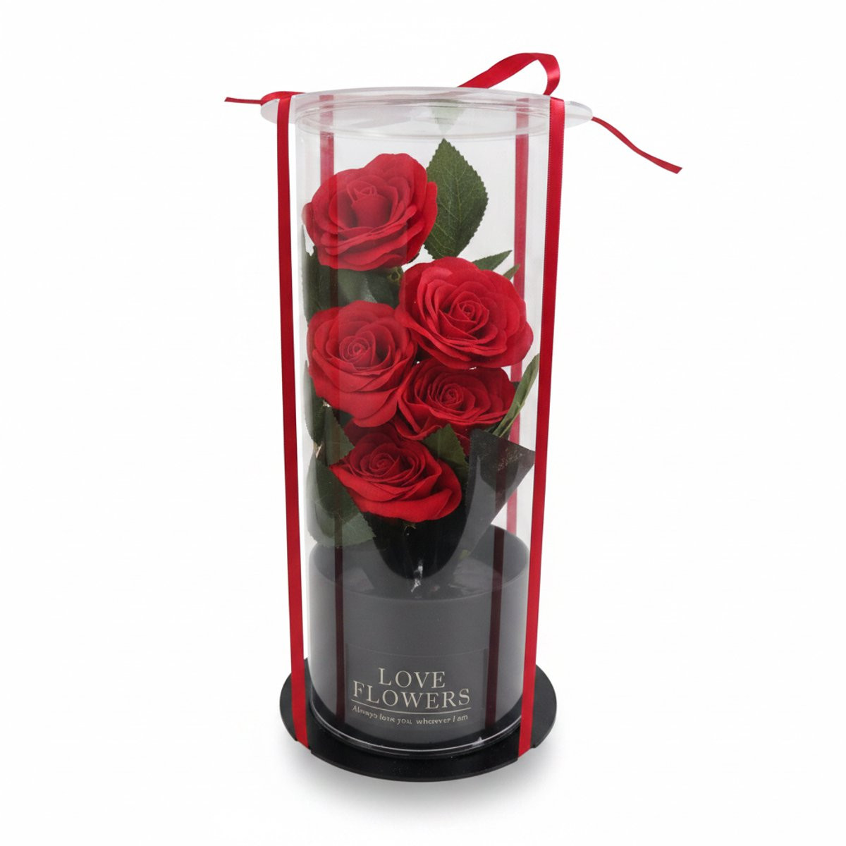 Eternal Flower Realistische Kunst Rozen in geschenkdoos - Rood