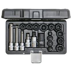KS Tools 150.2500 Bremssattelverschraubung-Spezialstecknuss-Satz, 19-tlg