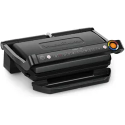 Rowenta Moulinex GI7278 OptiGrill intelligenter Elektrogrill, Kontaktgrill, Schwarz