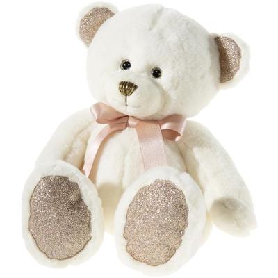 BÄR PEARLIE Creamie mit Rosa-Schleife mittel