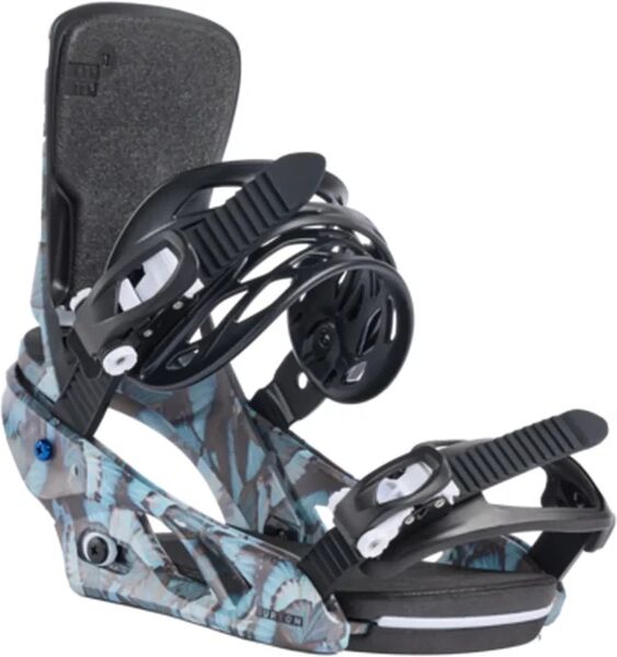Snowboard Bindung Damen Burton Lexa (Blue Butterflies - 36.5-40)
