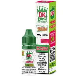 DK Salts Straw Kiwi Bubblegum NicSalt Liquid 10ml / 10mg