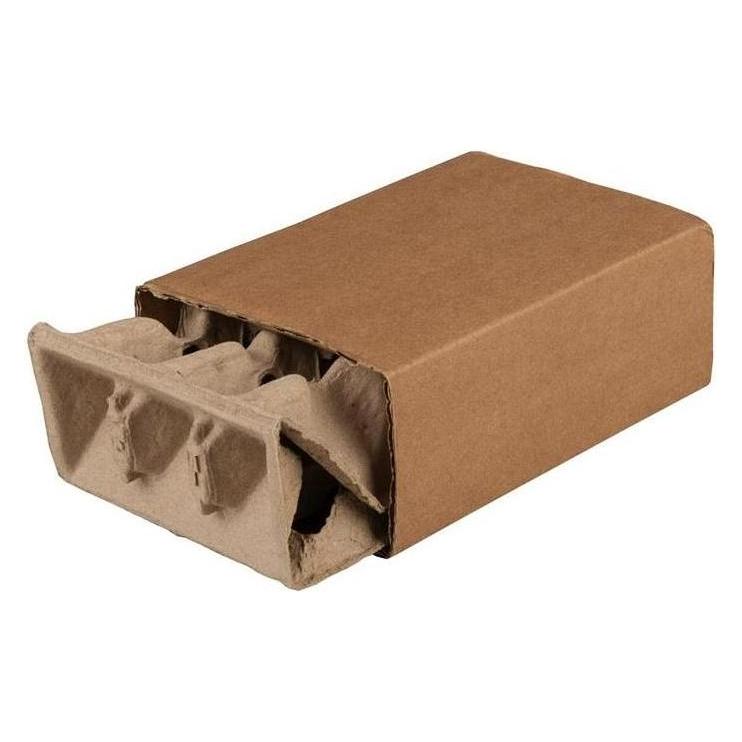 Transpak Polsterbox L-BOXeco basic Masse 100x50x50mm Noppenhöhe 25mm braun (250 Stk., 15 x 10 x 5 cm) (5230472)