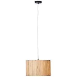 BRILLIANT Lampe, Wimea Pendelleuchte 35cm natur, 1x A60, E27, 52W, Kabel kürzbar / in der Höhe einstellbar