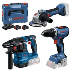 BOSCH Professional Combo-Kit Elektrowerkzeug-Set, 18V