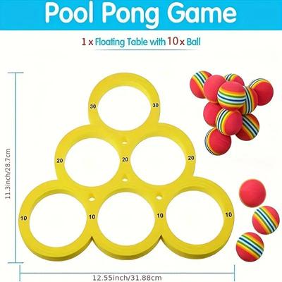 Fun Splash Water Sports Floating Pool Game Toy Perfect For Summer Fun 1 Set