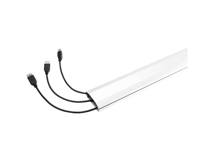 Kabelkanal Elektrokleinteil Weiss Aluminium T 110 cm - Kabelkanal