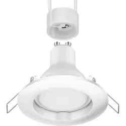 ledscom.de LED Decken-Einbaustrahler CIRC GU4,914W 450lm warm-weiß