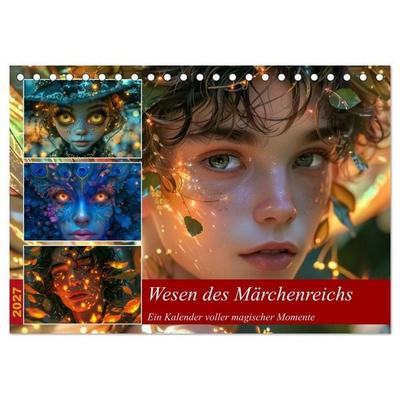 Wesen des Märchenreichs (Tischkalender 2027 DIN A5 quer), CALVENDO Monatskalender