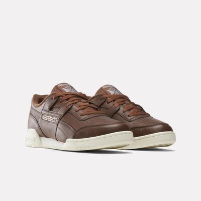 Sneaker REEBOK CLASSIC "WORKOUT PLUS", Herren, Gr. 39, braun (formalbraun, ftwrweiß, chalk), Schuhe Sneaker