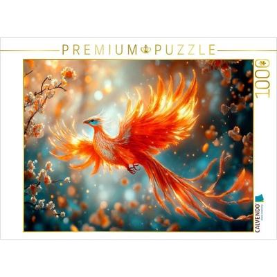CALVENDO Puzzle Magischer Phönix | 1000 Teile Lege-Größe 64x48cm Foto-Puzzle für glückliche Stunden
