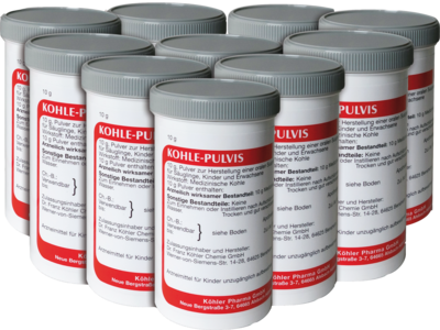 Köhler Pharma GmbH KOHLE pulvis Pulver 10X10 g 08625484