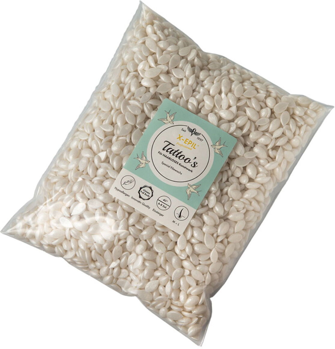 500g X-Epil Spezial Filmwachs Tattoo's
