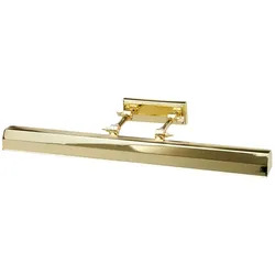 Wandlampe Bilderleuchte Spiegellampe Badleuchte Stahl Messing B 65,2cm 4 Flammig