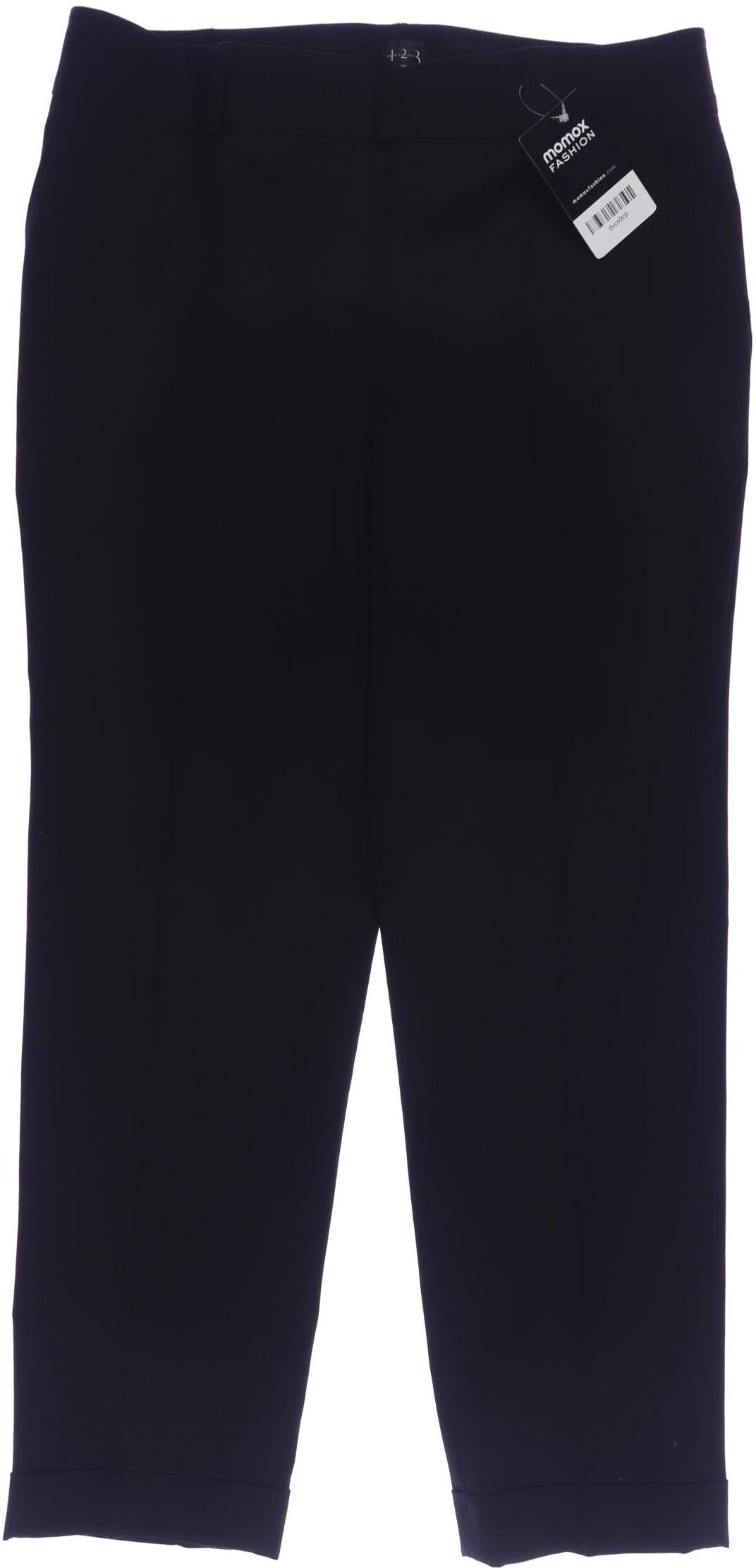 1 2 3 Paris Damen Stoffhose, Schwarz, Gr. EU 38, Synthetik - Second Hand