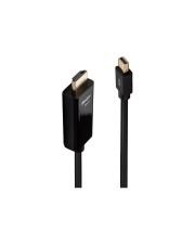 Lindy Video- / Audiokabel DisplayPort / HDMI Mini M bis M 3 m passiv 4K Unterstützung (36928)