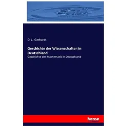 Geschichte der Wissenschaften in Deutschland, Fachbücher von D J Gerhardt