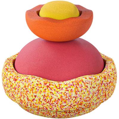 Balancetrainer STAPELSTEIN "Stapelstein Inside Set, 4 Teile", bunt (warm classic), Balancetrainer, Kinder, EPP (Expanded Polypropylene), Made in Germany