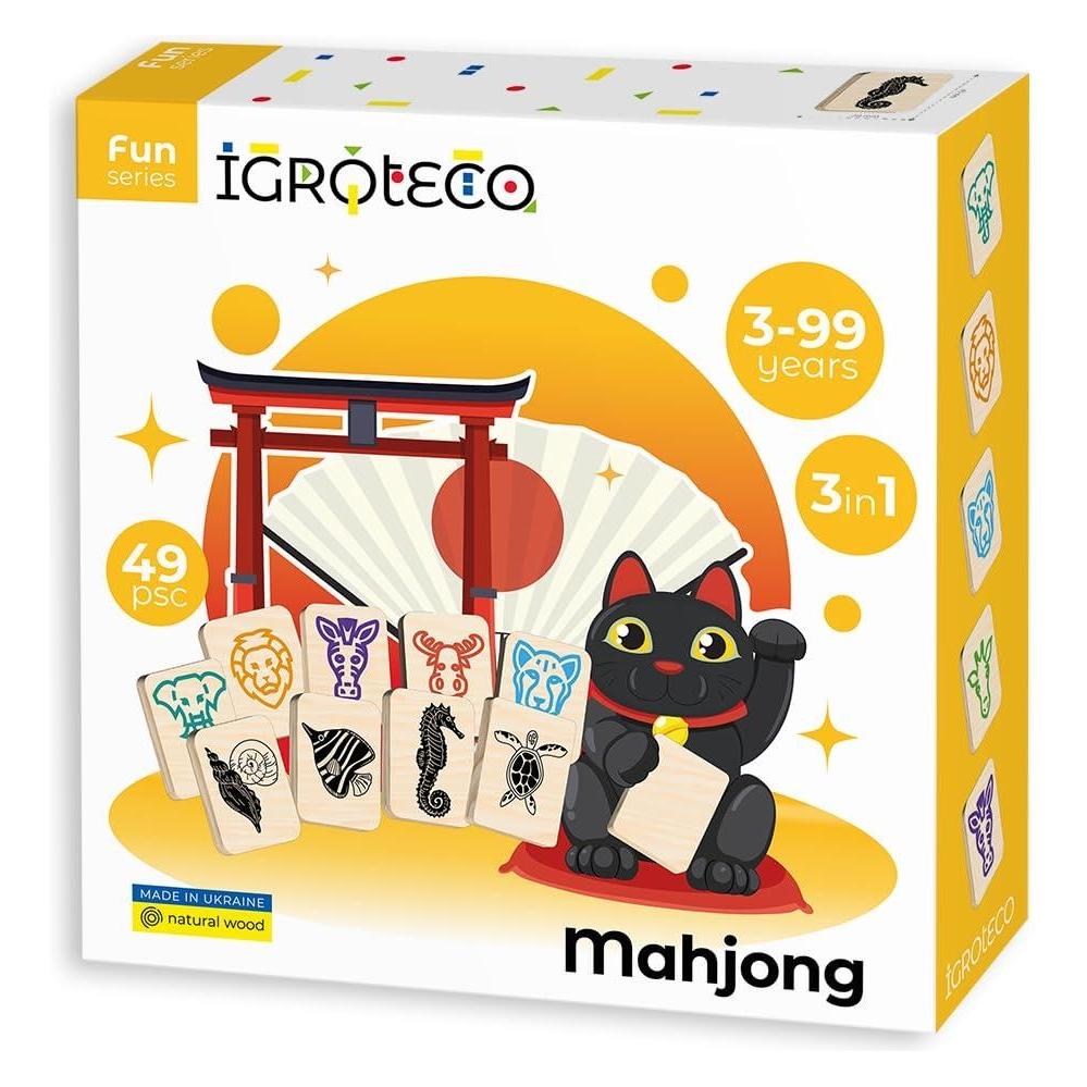 Djeco Igroteco gra Mahjong 49 det. (1 Spieler) (61165440)