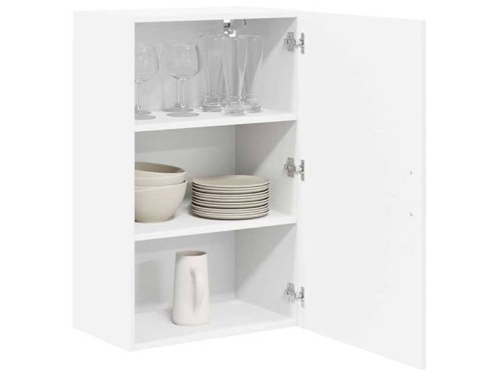 Vaisselier/Buffet de cuisine - Rustique Armoire de cuisine Lucca Blanc 50x31x80 cm@148416