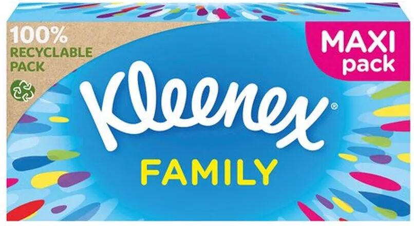 Kleenex - Original Family Box Kosmetiktücher, 128STK