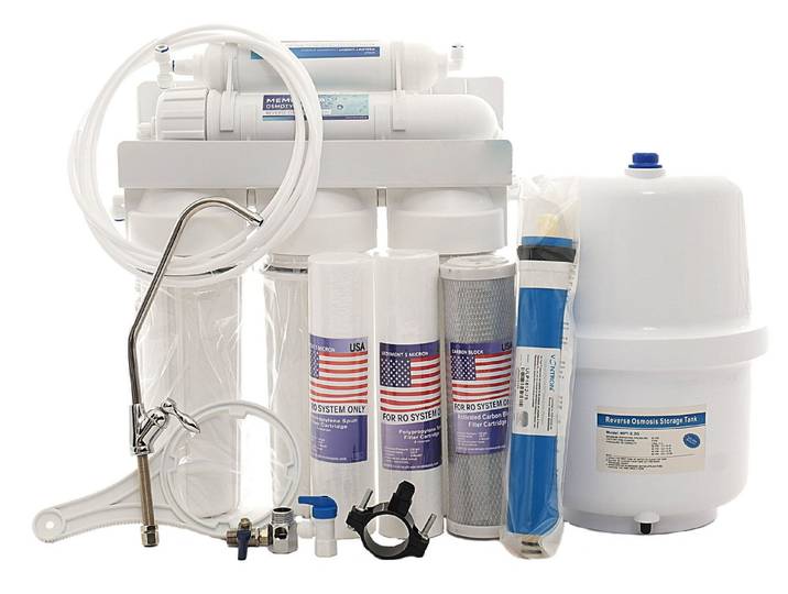 YESET Wasserhahnfilter 5 Stufen System UMKEHROSMOSE ANLAGE WASSERFILTER Filter Wasserhahn, 5-Stufige