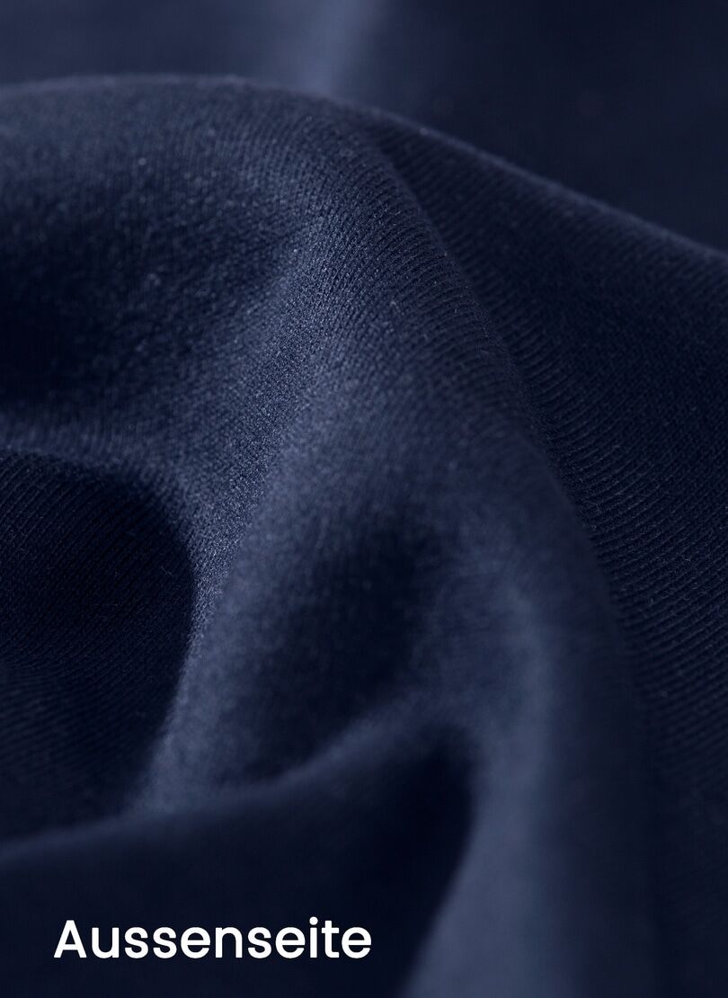 Sweathose TRIGEMA "TRIGEMA Sweathose", Damen, Gr. L, Normalgrössen, blau (navy), Sweatware, 70% Baumwolle, 30% Polyester, Hosen Sweathose navy L, Normalgrössen