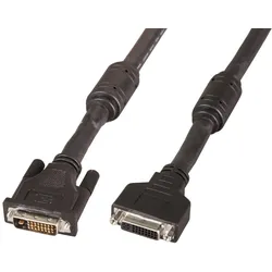 EFB K5423.5 DVI-D 24+1 auf DVI-D 24+5, St.-Bu., AWG 28, 5, 0m, schwarz K54235