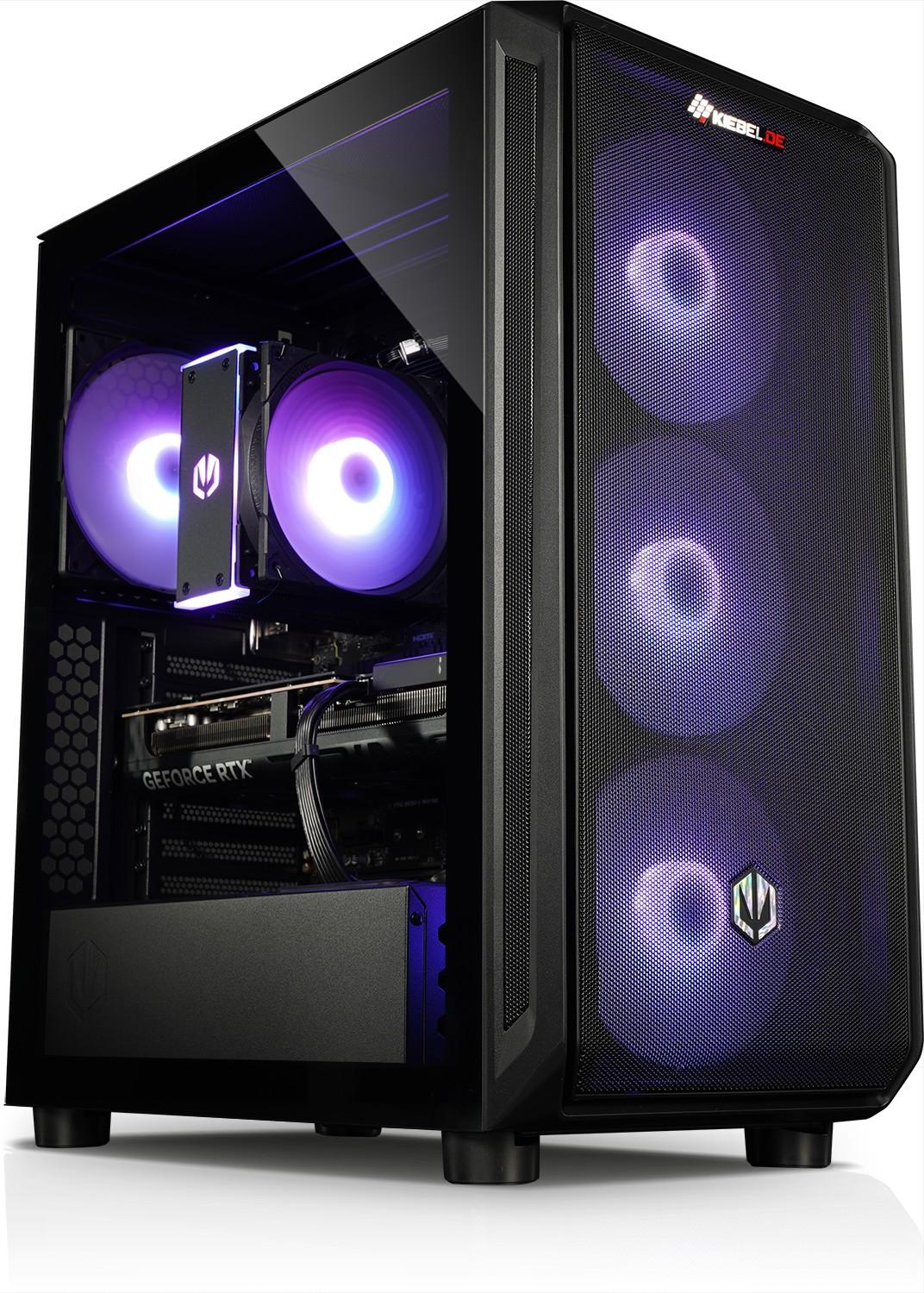 kiebel.de Gaming PC Raptor VII AMD Ryzen 7 7800X3D, 32GB DDR5, NVIDIA RTX 5070 Ti 16 GB, 1TB SSD, Windows 11, Gaming PC