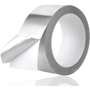 TK-Gruppe Dichtungsband Aluminium, selbstklebend, wasserdicht, silber, 50mm x 25m