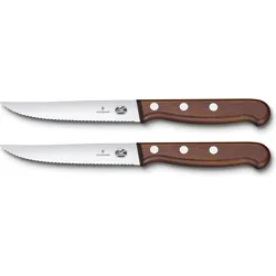 Victorinox Steak-Pizzamesser-Set, Besteck, Braun