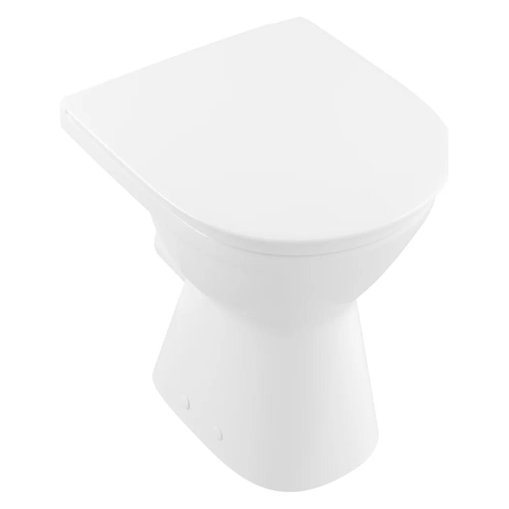 Villeroy & Boch V&B Stand-Tiefspül-WC VICARE 35,5x48cm, D-Flush, Abg. waag., weiss (4683R001)