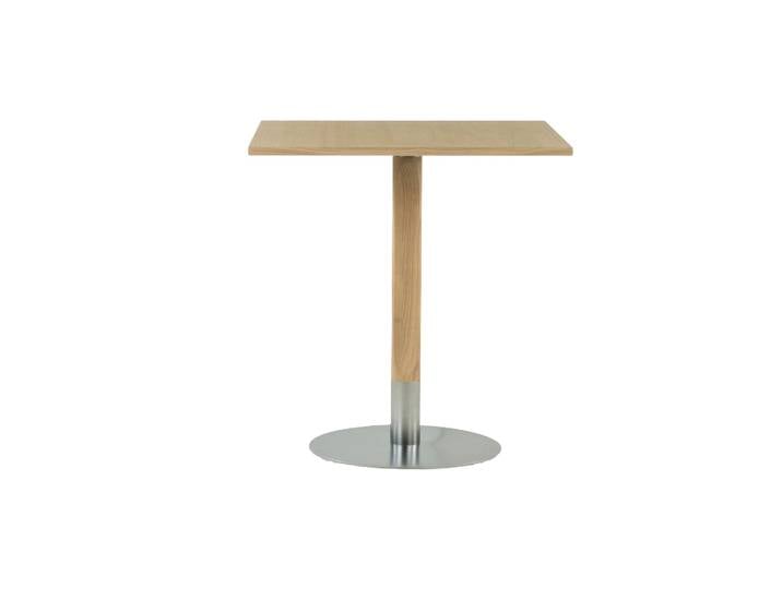 Mavis Rod Couchtisch 70x70 cm Weißpigmentierte, mattlackierte Eiche