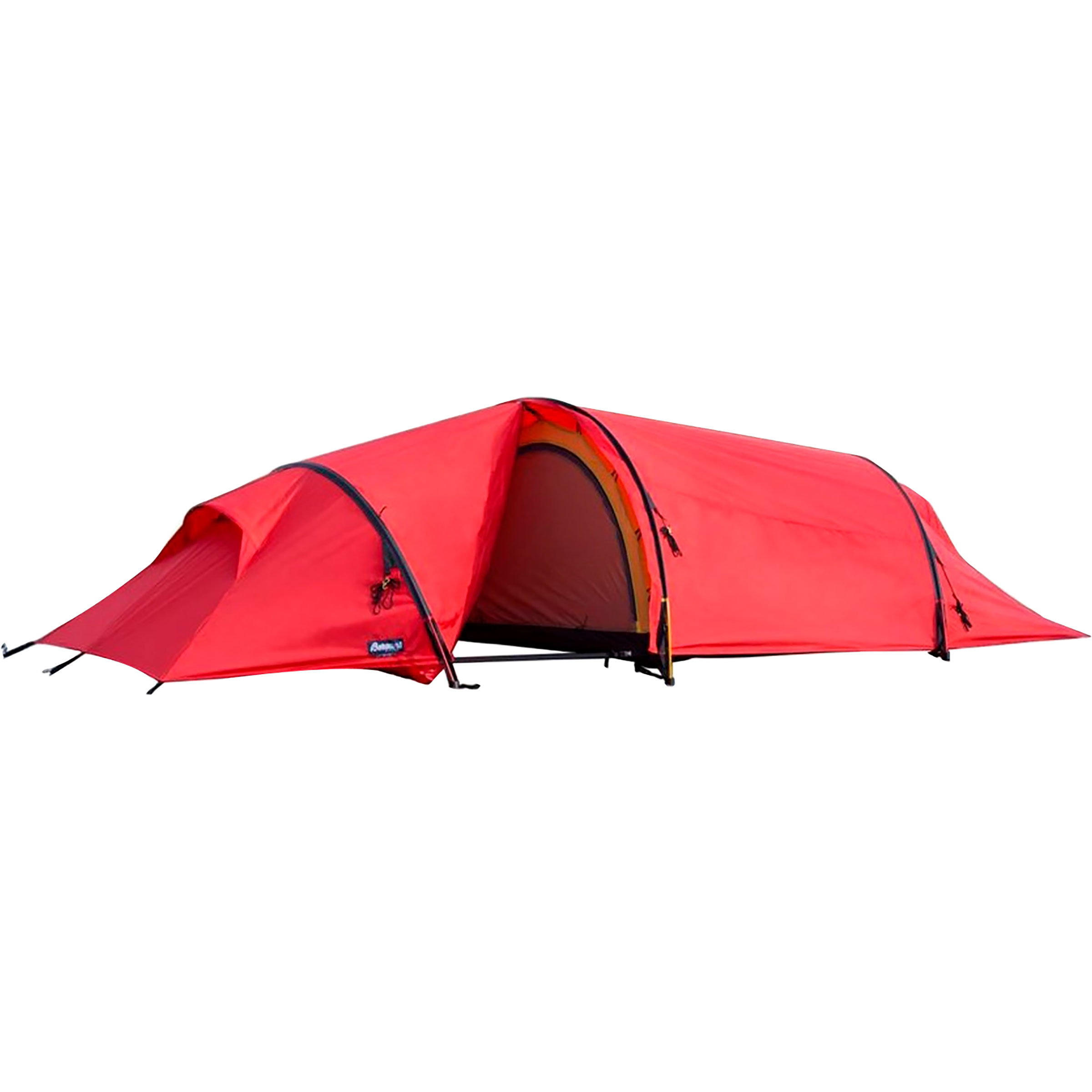 Bergans Trillemarka 3 Zelt 1-4-Personen-Zelte rot Trekking