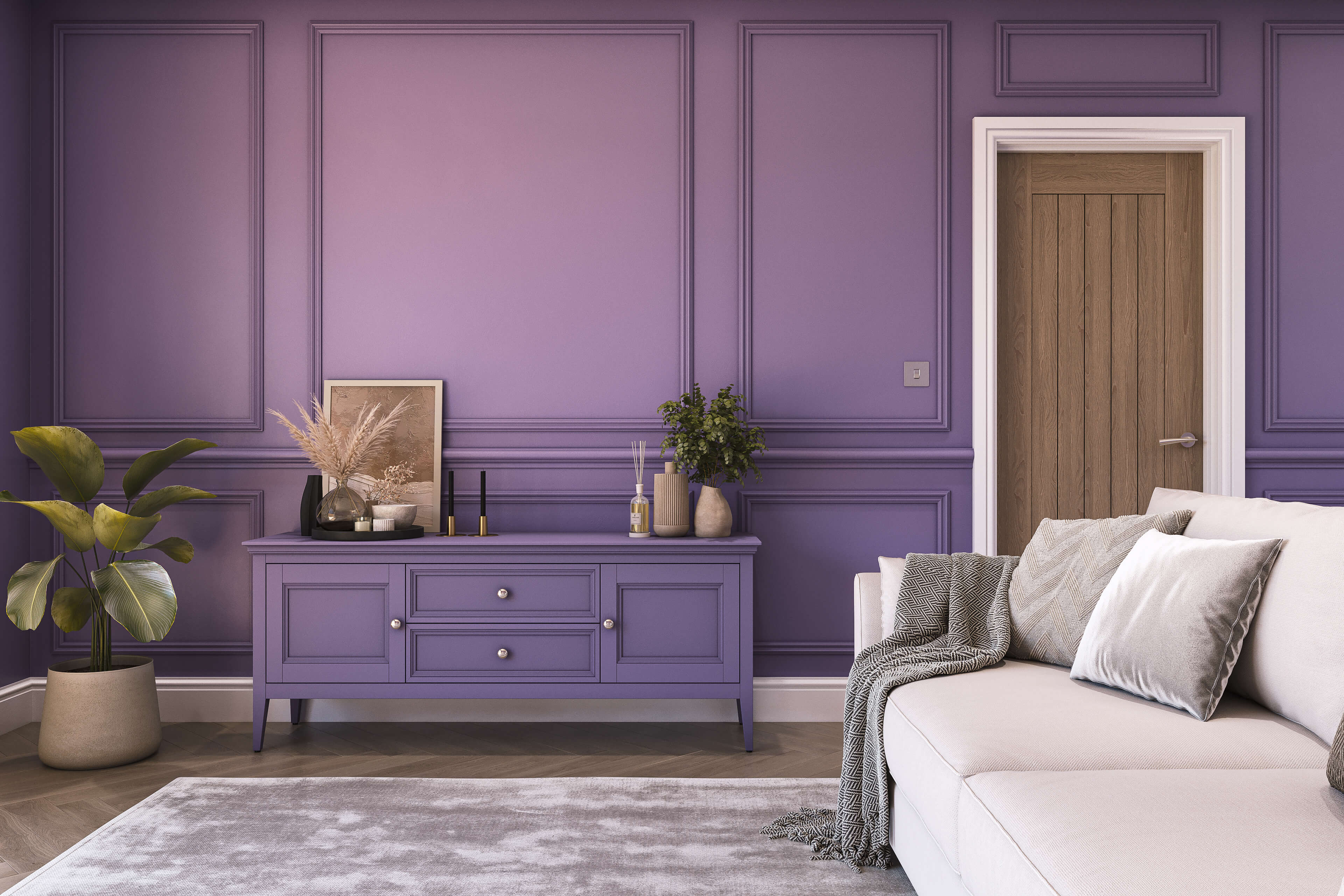 Hemway Peel and Stick Sample - Chalk Paint - Amethyst
