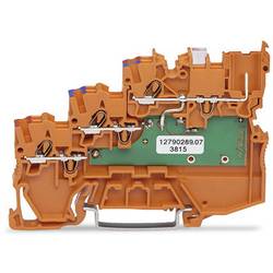 WAGO 2020-5372/1102-953 Dreistock-Initiatorklemme 7 mm Push-In-Klemme Orange 15 St. Piece