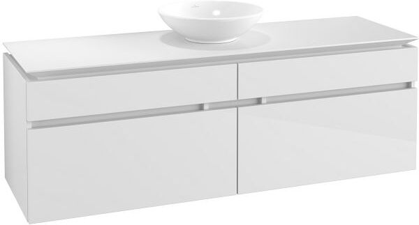 Villeroy und Boch Villeroy & Boch Legato Waschtischunterschrank B67100DH 160x55x50cm, Glossy White