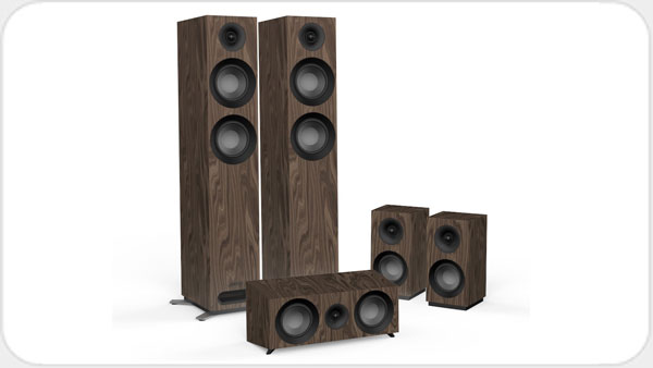 Jamo S 807 HCS Heimkino System *walnuss* JA00327